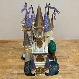 Disney Beauty and the Beast Belle Castle Polly Pocket 1998 Lights Up “as Is”